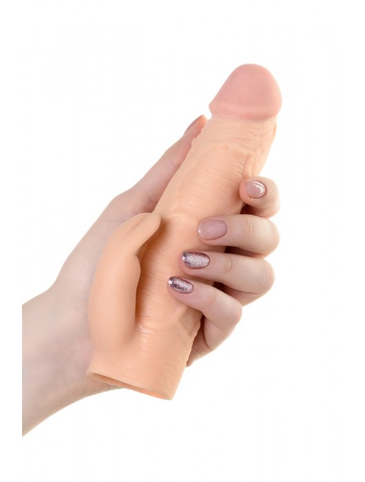 Телесная насадка Toyfa XLover для увеличения размера - 16,8 см. - ToyFa - в Калининграде купить с доставкой