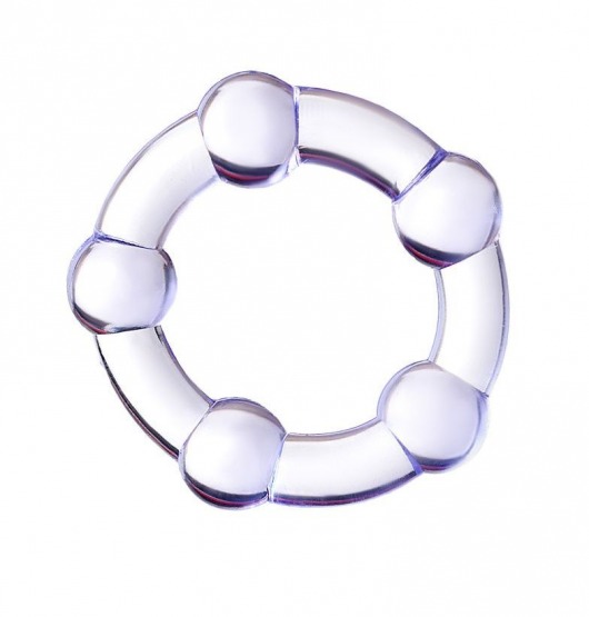 Фиолетовое эрекционное кольцо A-Toys - A-toys - в Калининграде купить с доставкой