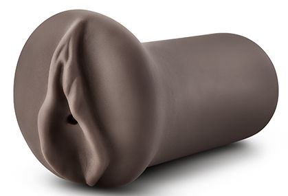 Коричневый мастубратор-вагина Nicole s Kitty - Blush Novelties - в Калининграде купить с доставкой