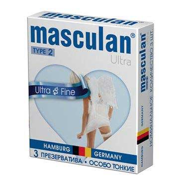 Ультратонкие презервативы Masculan Ultra Fine с обильной смазкой - 3 шт. - Masculan - купить с доставкой в Калининграде