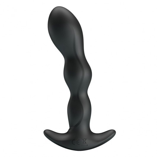Черный анальный стимулятор простаты с вибрацией Special Anal Massager - 14,5 см. - Baile - в Калининграде купить с доставкой