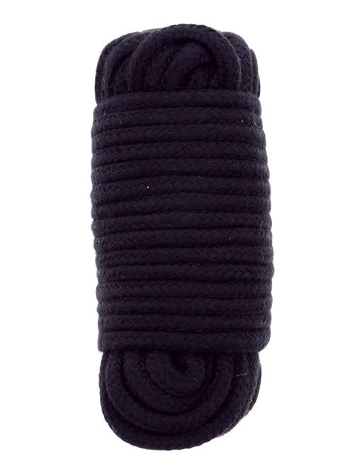 Черная веревка для связывания BONDX LOVE ROPE - 10 м. - Dream Toys - купить с доставкой в Калининграде