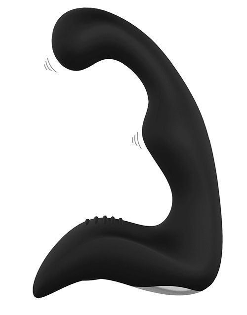 Чёрный перезаряжаемый массажёр простаты BOOTY PLEASER - Dream Toys - в Калининграде купить с доставкой