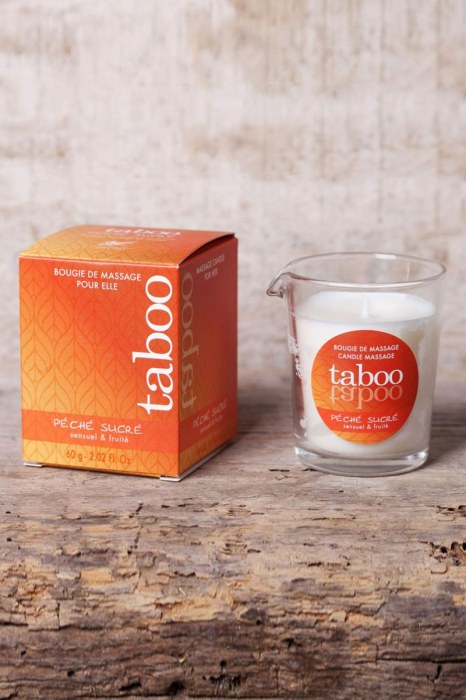 Массажное аромамасло с афродизиаками для женщин RUF Taboo Peche sucre - 60 гр. - RUF - купить с доставкой в Калининграде