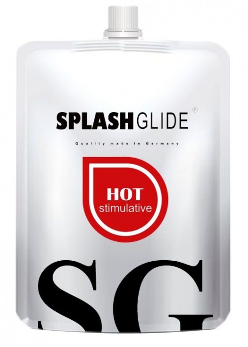 Возбуждающий лубрикант на водной основе Splashglide Hot Stimulative - 100 мл. - Splashglide - купить с доставкой в Калининграде
