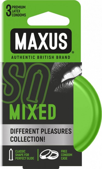 Презервативы в железном кейсе MAXUS Mixed - 3 шт. - Maxus - купить с доставкой в Калининграде