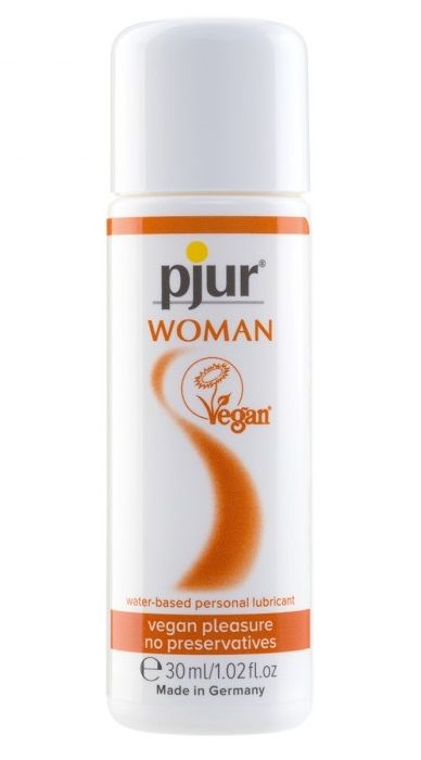 Лубрикант pjur WOMAN Vegan на водной основе - 30 мл. - Pjur - купить с доставкой в Калининграде