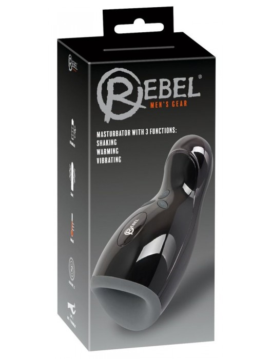 Черный мастурбатор Rebel Masturbator с нагревом - Orion - в Калининграде купить с доставкой