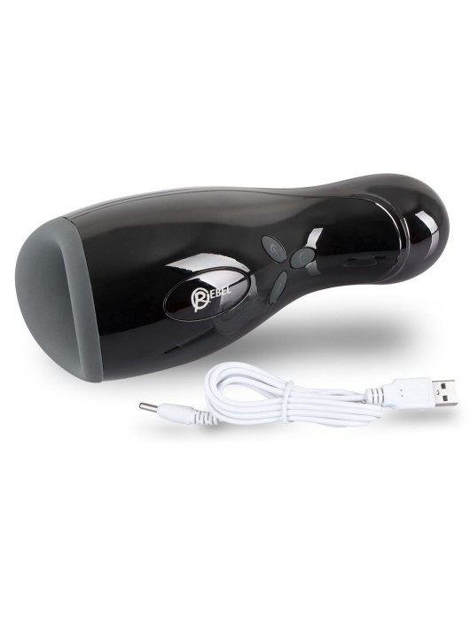 Черный мастурбатор Rebel Masturbator с нагревом - Orion - в Калининграде купить с доставкой