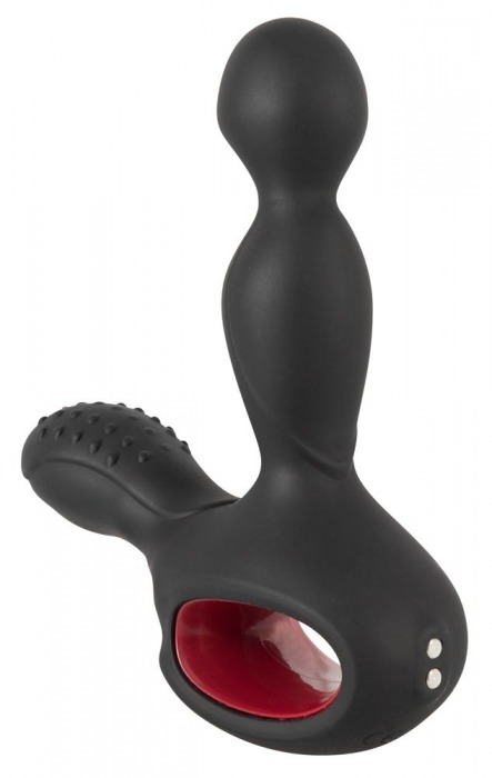 Черный вибромассажер простаты с нагревом и ротацией Prostate Plug - 14,5 см. - Orion - в Калининграде купить с доставкой