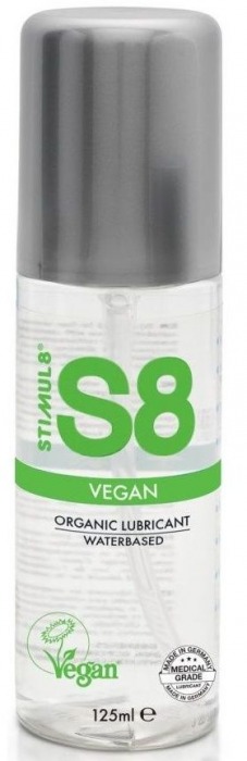 Веганский лубрикант на водной основе S8 Vegan Lube - 125 мл. - Stimul8 - купить с доставкой в Калининграде