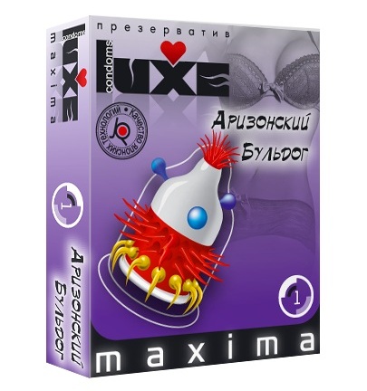 Презерватив LUXE Maxima  Аризонский Бульдог  - 1 шт. - Luxe - купить с доставкой в Калининграде