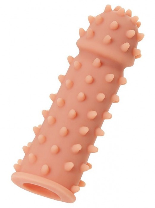 Телесная реалистичная насадка KOKOS Extreme Sleeve 03 с дополнительной стимуляцией - 12,7 см. - KOKOS - в Калининграде купить с доставкой