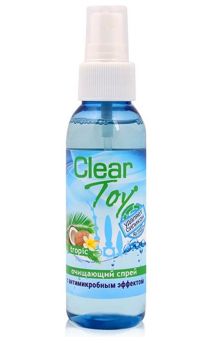 Очищающий спрей для игрушек CLEAR TOY Tropic - 100 мл. - Биоритм - купить с доставкой в Калининграде