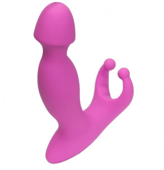 Розовый стимулятор простаты с усиками - 15 см. - 4sexdreaM - в Калининграде купить с доставкой