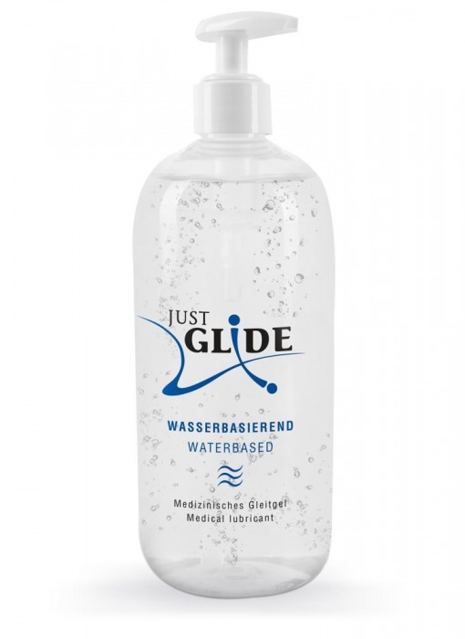 Гель-смазка на водной основе Just Glide с дозатором - 500 мл. - Orion - купить с доставкой в Калининграде