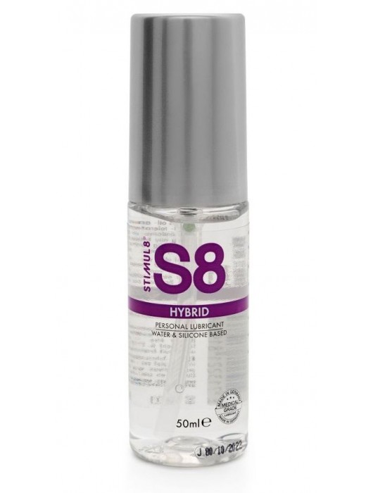 Cмазка на водно-силиконовой основе S8 Hybrid - 50 мл. - Stimul8 - купить с доставкой в Калининграде