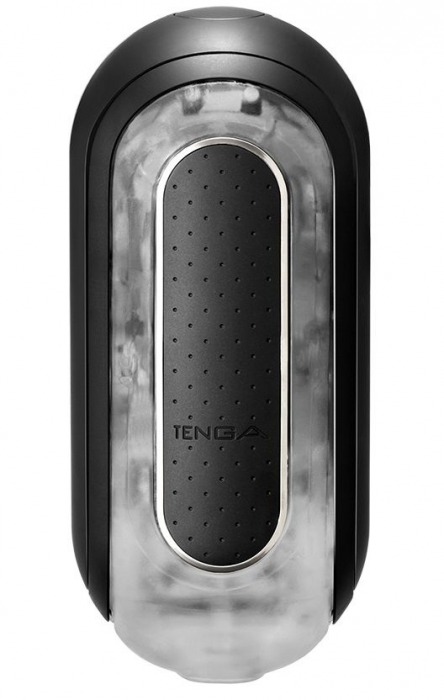Черный мастурбатор Flip Zero с вибрацией - Tenga - в Калининграде купить с доставкой