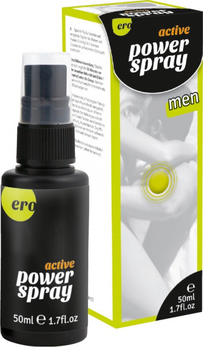 Стимулирующий спрей для мужчин Active Power Spray - 50 мл. - Ero - купить с доставкой в Калининграде