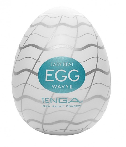 Мастурбатор-яйцо EGG Wavy II - Tenga - в Калининграде купить с доставкой