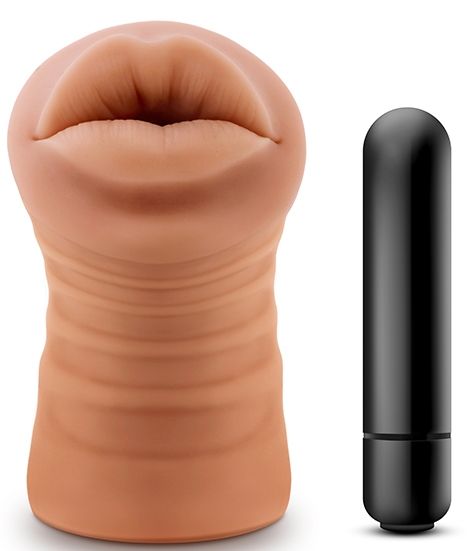 Кофейный мастурбатор-ротик Isabella - Blush Novelties - в Калининграде купить с доставкой