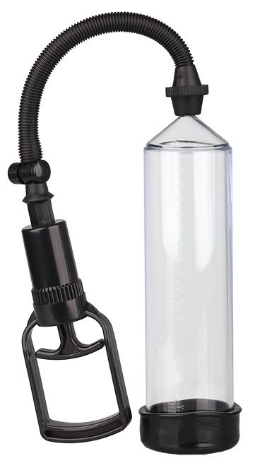 Прозрачная вакуумная помпа TRIGGER HANDLE PENIS PUMP - Dream Toys - в Калининграде купить с доставкой