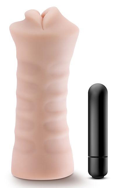 Телесный мастурбатор-ротик Angie - Blush Novelties - в Калининграде купить с доставкой