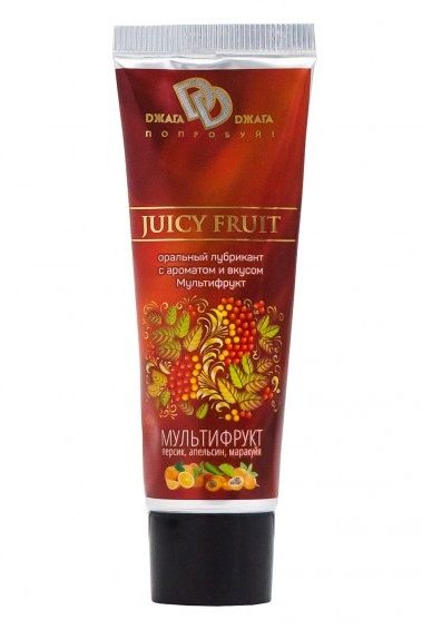 Интимный съедобный лубрикант JUICY FRUIT с ароматом фруктов - 30 мл. - БиоМед - купить с доставкой в Калининграде