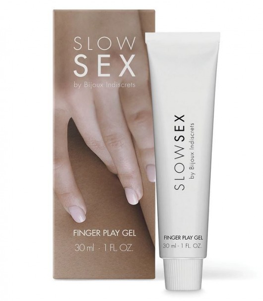 Гель для мастурбации с ароматом кокоса Slow Sex Finger Play Gel - 30 мл. - Bijoux Indiscrets - купить с доставкой в Калининграде