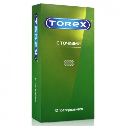 Текстурированные презервативы Torex  С точками  - 12 шт. - Torex - купить с доставкой в Калининграде
