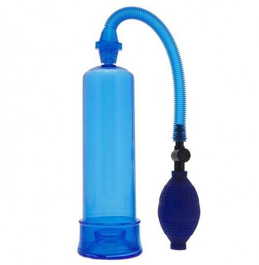Синяя вакуумная помпа MENZSTUFF PENIS ENLARGER - Dream Toys - в Калининграде купить с доставкой