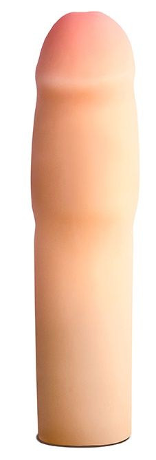 Телесная насадка-удлинитель на пенис PERFORMANCE 1.5INCH COCK XTENDER - 16 см. - Blush Novelties - в Калининграде купить с доставкой