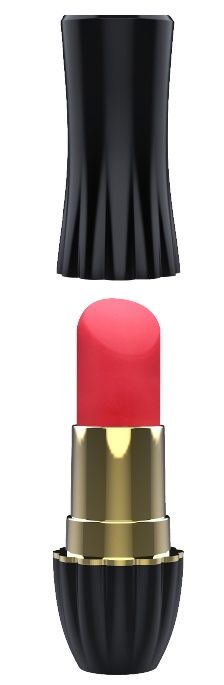 Клиторальный стимулятор-помада LIPSTICK - 9,3 см. - Dream Toys - купить с доставкой в Калининграде