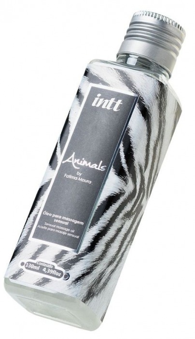 Массажное масло ANIMALS by Fatima Moura с возбуждающим эффектом - 130 мл. - INTT - купить с доставкой в Калининграде