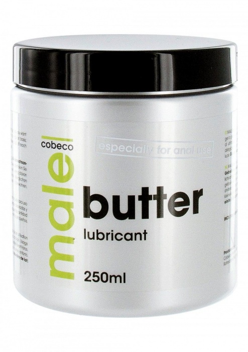 Анальный лубрикант MALE Cobeco Butter Lubricant - 250 мл. - Cobeco - купить с доставкой в Калининграде