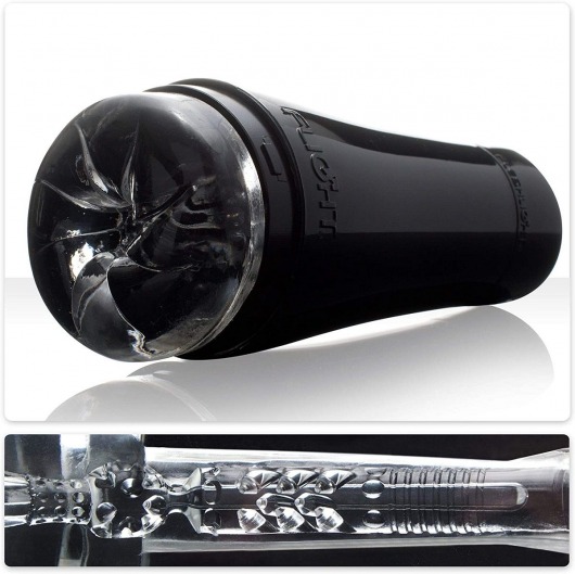 Черный мастурбатор-анус Fleshlight - Flight Pilot - Fleshlight - в Калининграде купить с доставкой