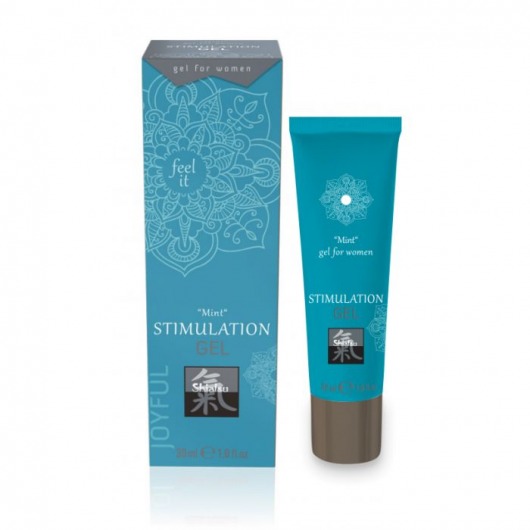 Возбуждающий интимный гель STIMULATION GEL Mint - 30 мл. - Shiatsu - купить с доставкой в Калининграде