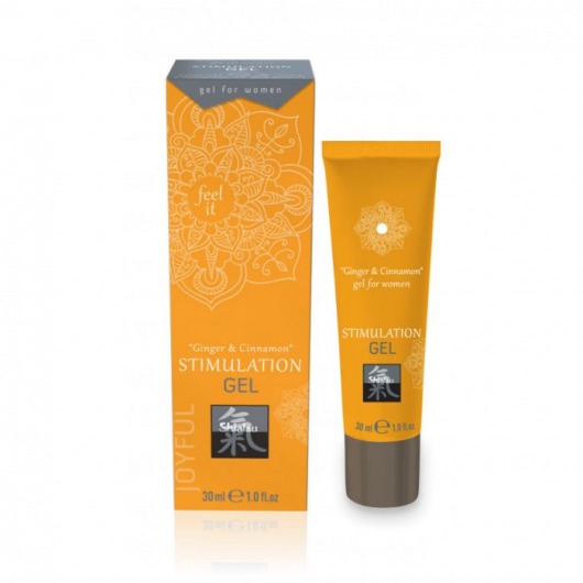 Возбуждающий интимный гель STIMULATION GEL Ginger   Cinnamon - 30 мл. - Shiatsu - купить с доставкой в Калининграде