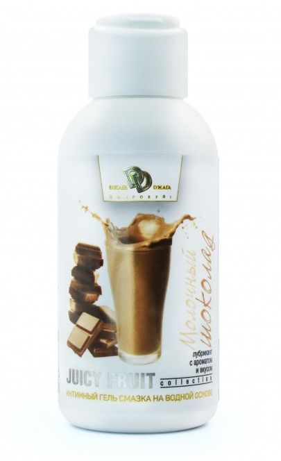 Интимный гель-смазка JUICY FRUIT с ароматом молочного шоколада - 100 мл. - БиоМед - купить с доставкой в Калининграде