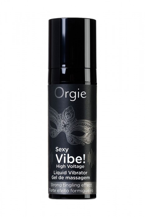 Гель для массажа ORGIE Sexy Vibe High Voltage с эффектом вибрации - 15 мл. - ORGIE - купить с доставкой в Калининграде