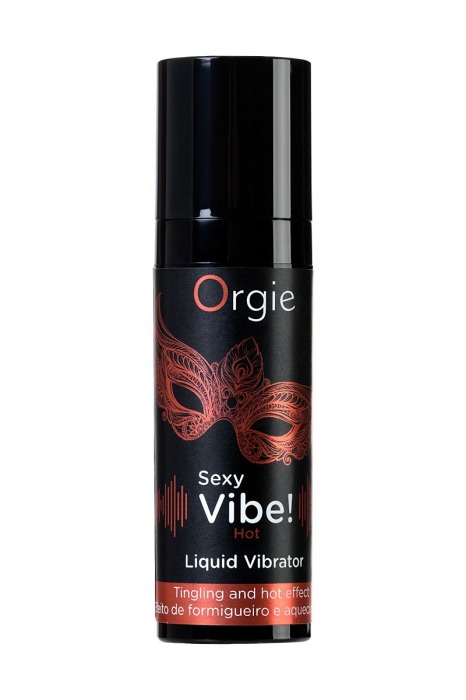 Разогревающий гель для массажа ORGIE Sexy Vibe Hot с эффектом вибрации - 15 мл. - ORGIE - купить с доставкой в Калининграде