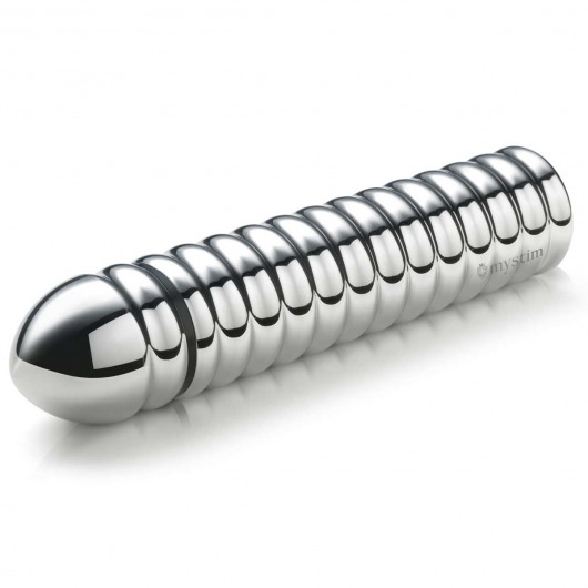 Рельефный фаллос для интенсивного электросекса Groovey George - 20 см. - MyStim - купить с доставкой в Калининграде