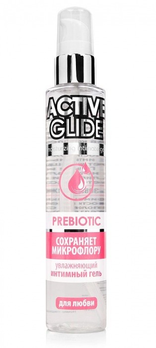 Увлажняющий интимный гель Active Glide Prebiotic - 100 гр. - Биоритм - купить с доставкой в Калининграде