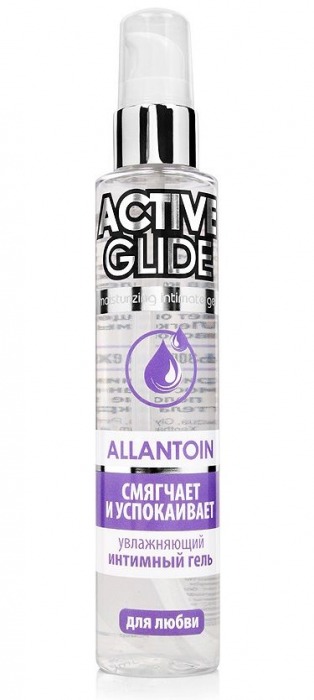 Увлажняющий интимный гель Active Glide Allantoin - 100 гр. - Биоритм - купить с доставкой в Калининграде