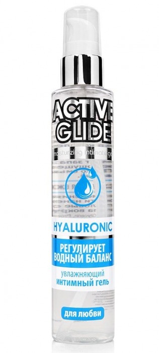 Увлажняющий интимный гель Active Glide Hyaluronic - 100 гр. - Биоритм - купить с доставкой в Калининграде