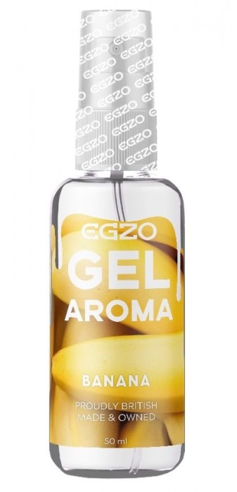 Интимный лубрикант EGZO AROMA с ароматом банана - 50 мл. - EGZO - купить с доставкой в Калининграде