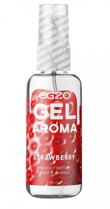 Интимный лубрикант EGZO AROMA с ароматом клубники - 50 мл. - EGZO - купить с доставкой в Калининграде