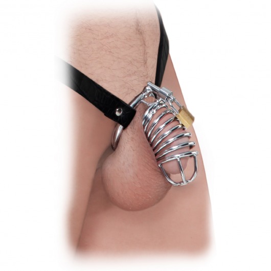 Кольцо верности Extreme Chastity Belt с фиксацией головки - Pipedream - купить с доставкой в Калининграде