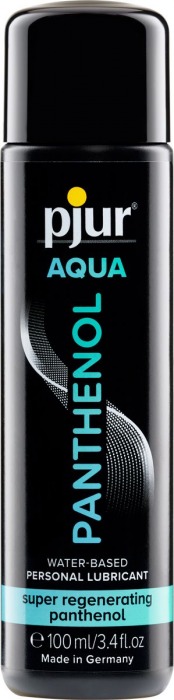 Лубрикант на водной основе с пантенолом pjur AQUA Panthenol - 100 мл. - Pjur - купить с доставкой в Калининграде