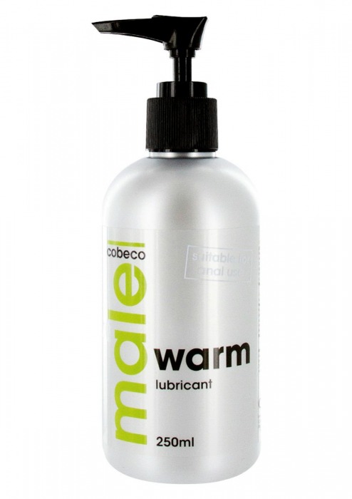 Лубрикант с согревающим эффектом MALE Cobeco Warm Lubricant - 250 мл. - Cobeco - купить с доставкой в Калининграде
